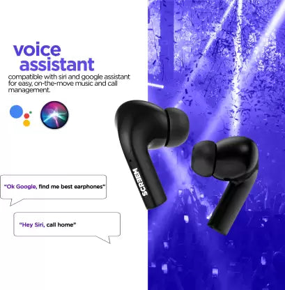 Screem Ibeza Pro Bluetooth Headset (Black, True Wireless) Screem Ibeza Pro Bluetooth Headset (Black, True Wireless)